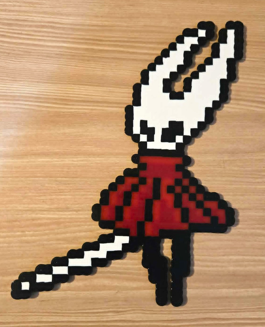 Hollow Knight and Silk Song Perler Sprites