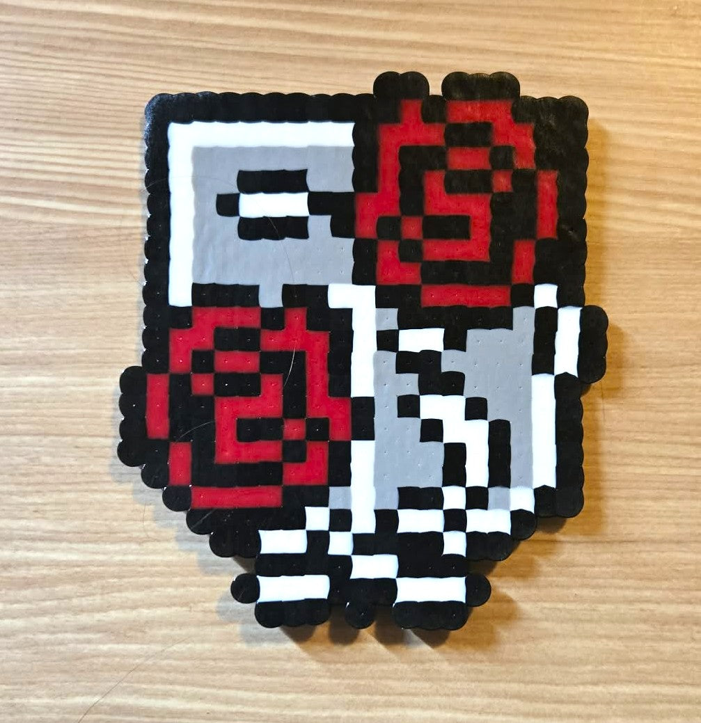 Attack on Titan Crest Perler Sprites