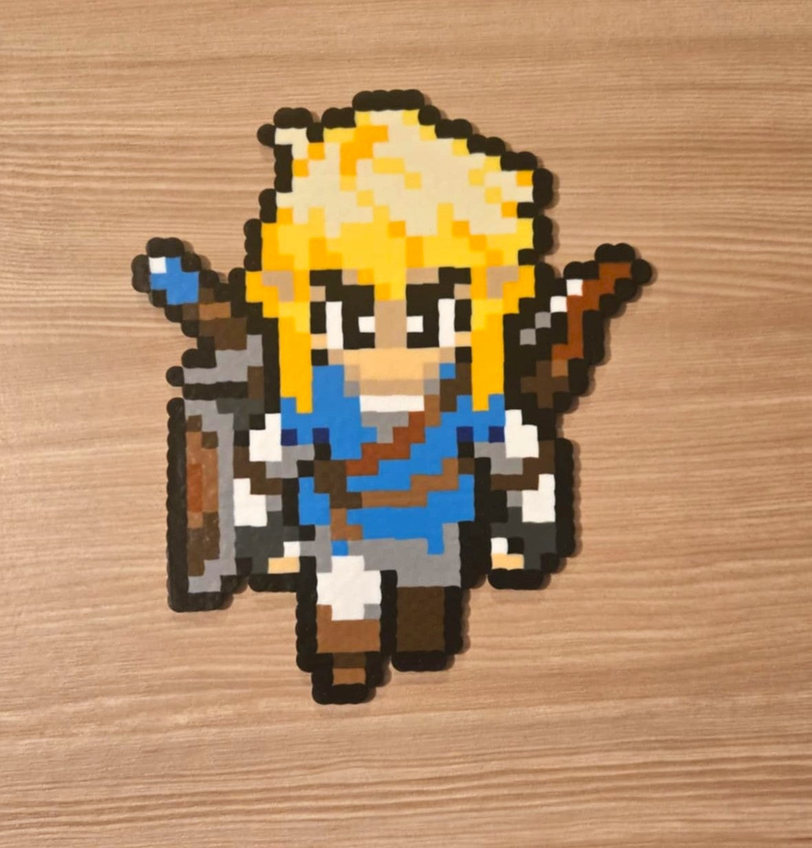 BOTW Link and Zelda Perler Sprites