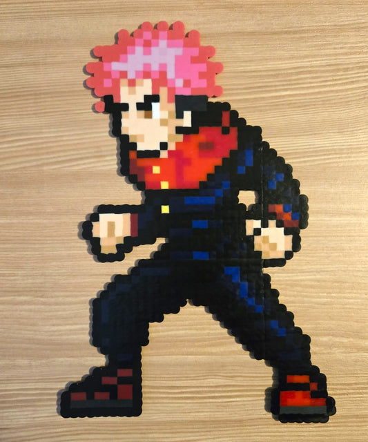 Jujutsu Kaisen Team Itadori Perler Sprites