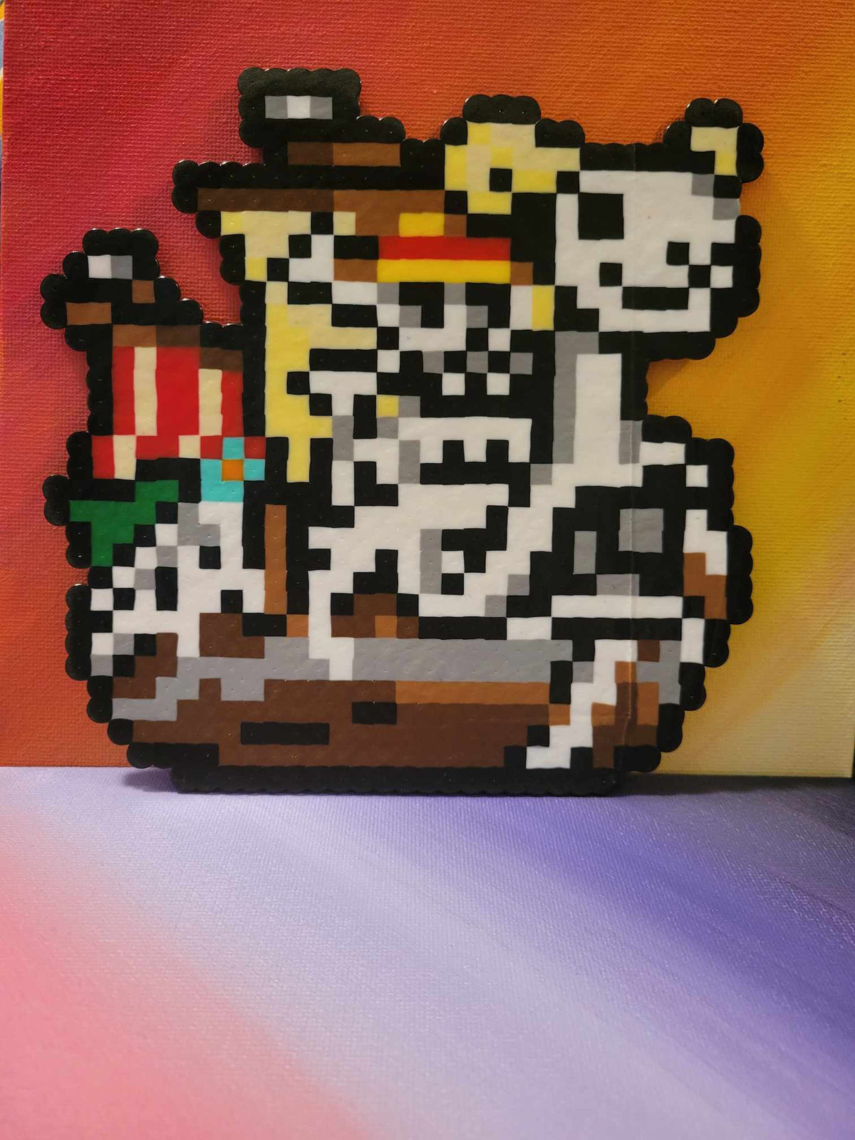 The Going Merry Perler Sprite