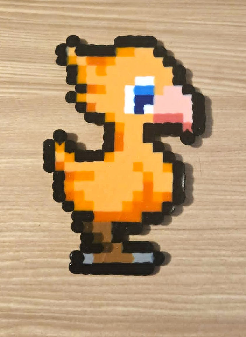 Chocobo Perler Bead Sprites