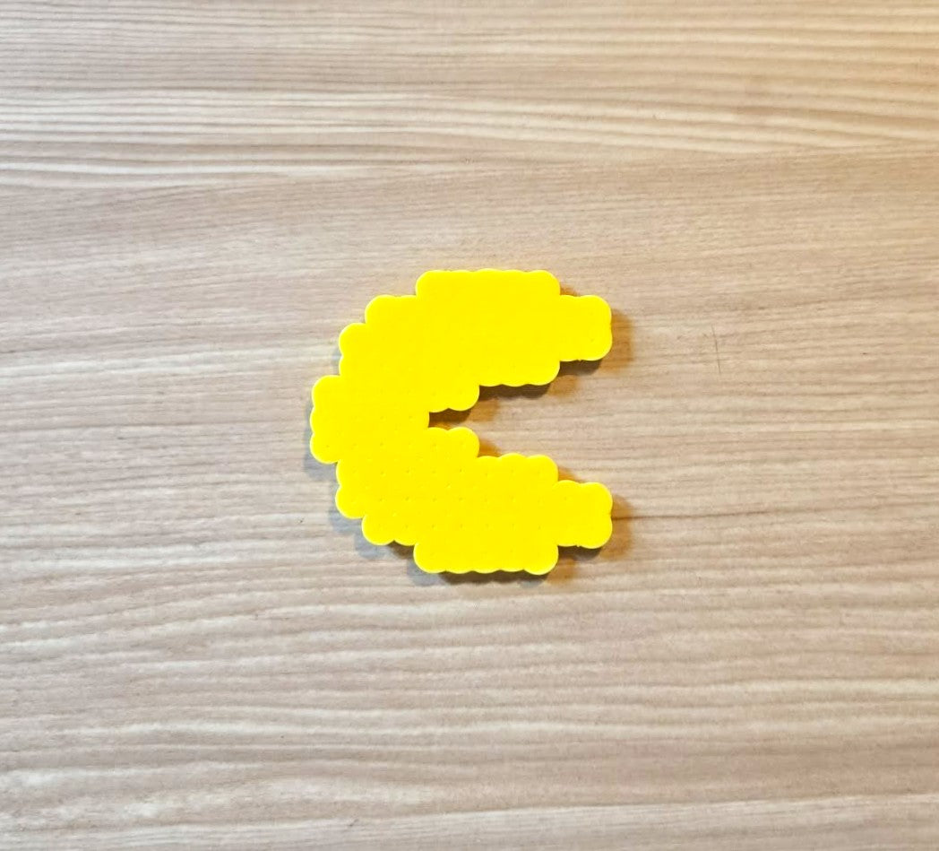 Pac Man and Ghost Perler Sprites