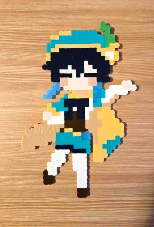 Genshin Archons Perler Sprites